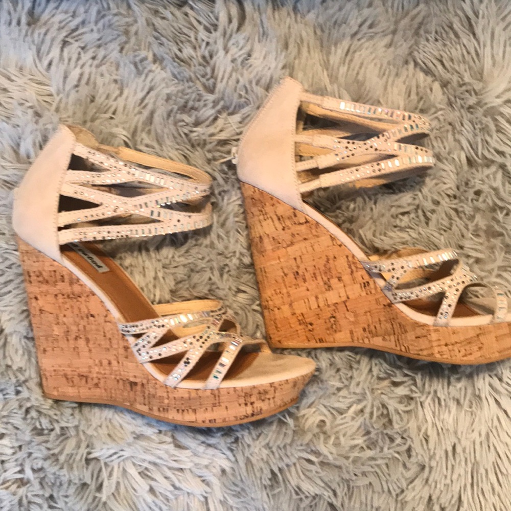 Nude not rated 4.5” wedges